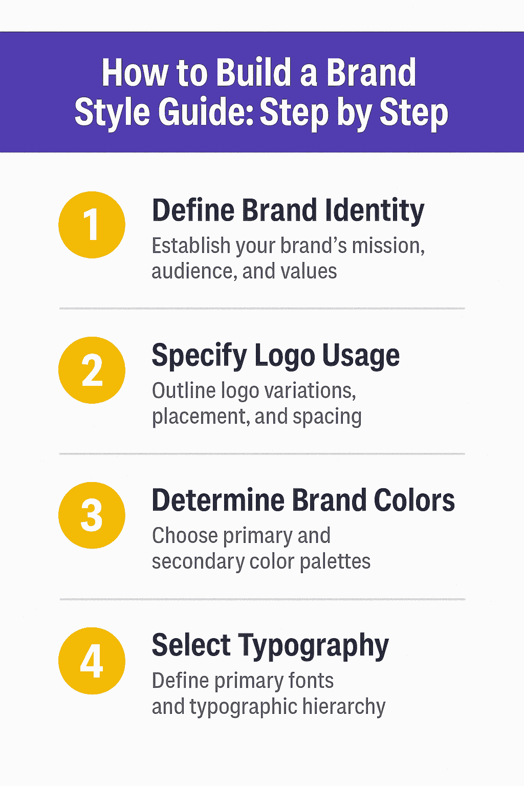 How to Build a Brand Style Guide Step by Step